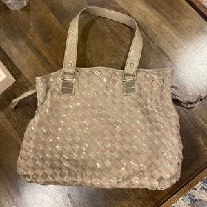 Woven leather Michael Kors purse
